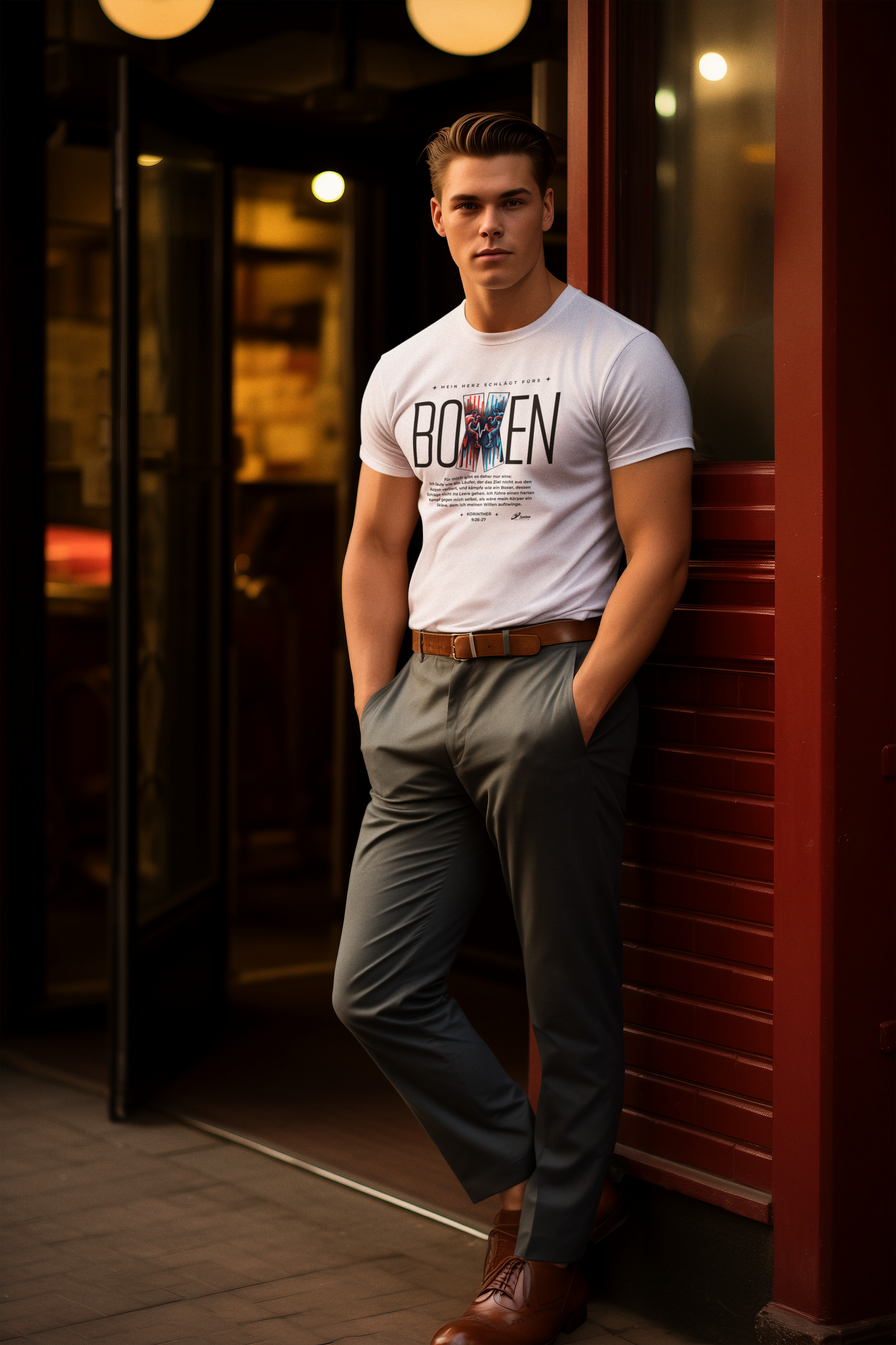 Box-Shirt | Mein Herz schlägt fürs Boxen | Boxen Kiel | Boxsport Shirt | Gymwear Boxing 