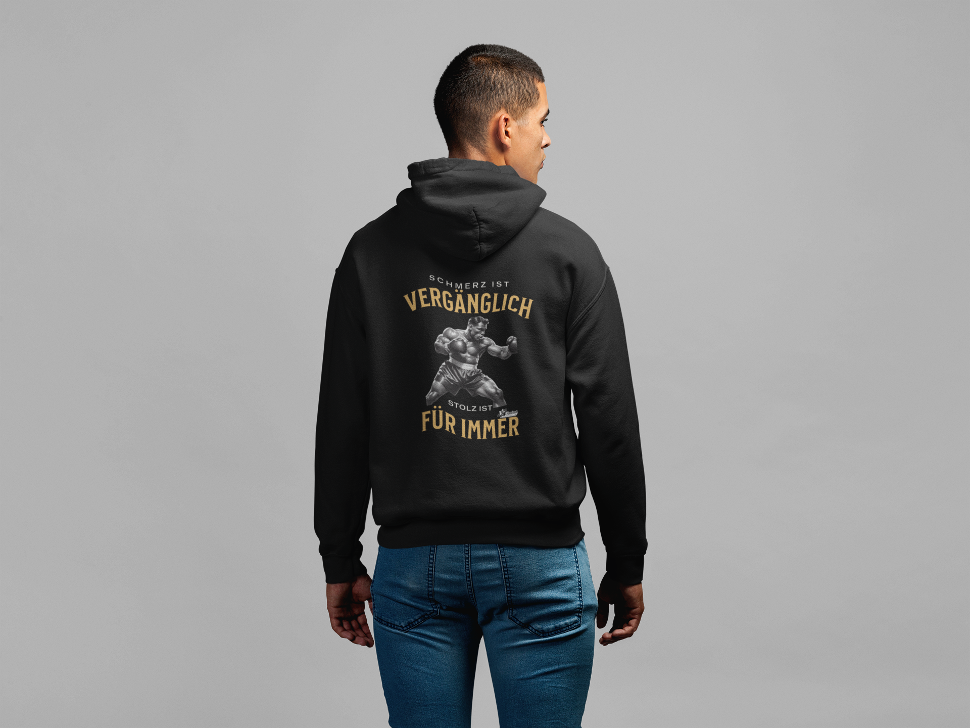 Ultra Heavy Zip Hoody Boxen | Schmerz ist vergänglich