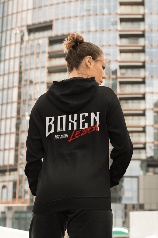 Ladies Short Oversized Zip Jacke Boxen | Boxen ist mein Leben Bild 5 Knockout Collection Boxsport