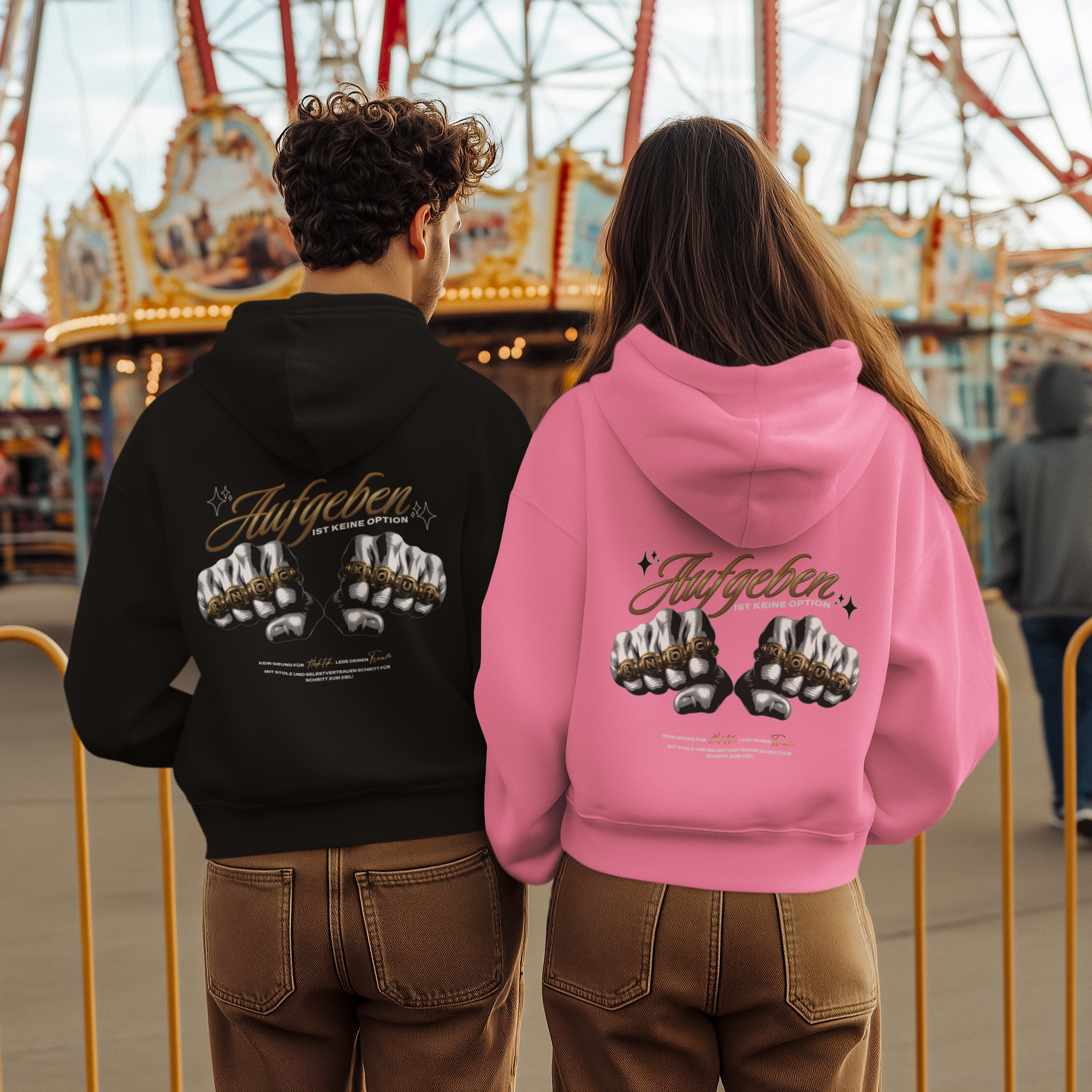 Knockout Collection | Aufgeben ist keine Option | Box-Hoodie | Boxkleidung  