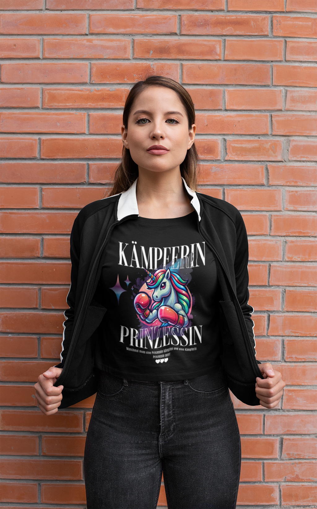 Women´s Tri-Blend Cropped T | Kämpferin