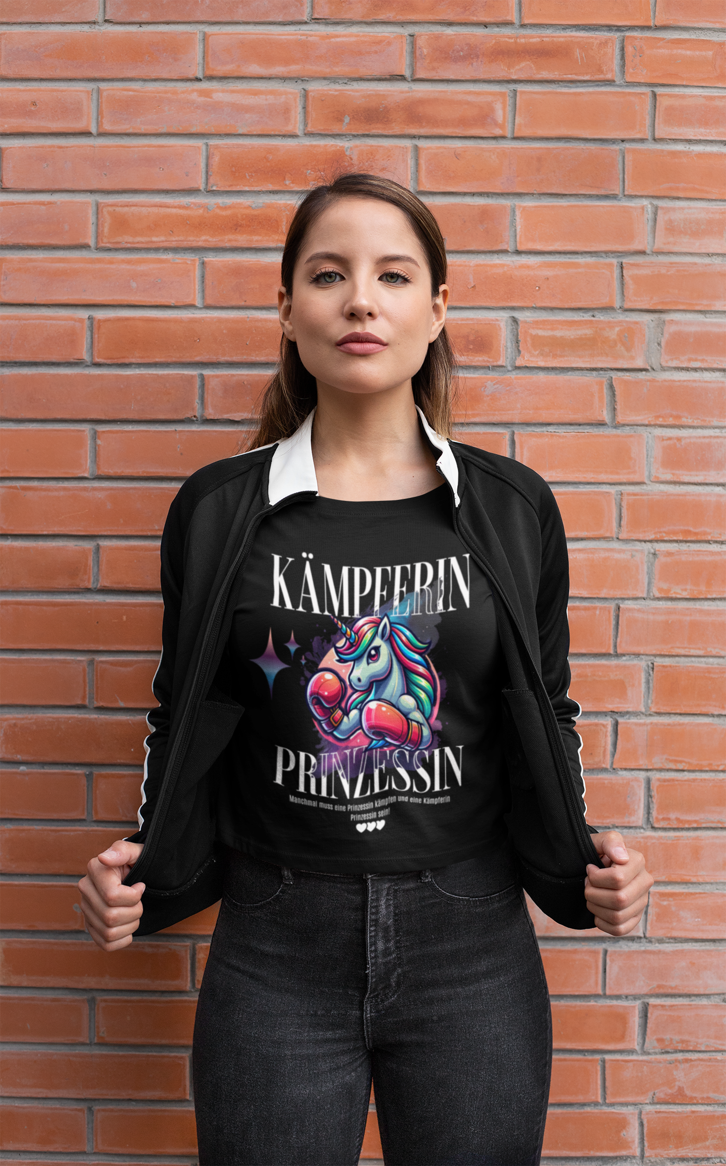 Women´s Tri-Blend Cropped T | Kämpferin