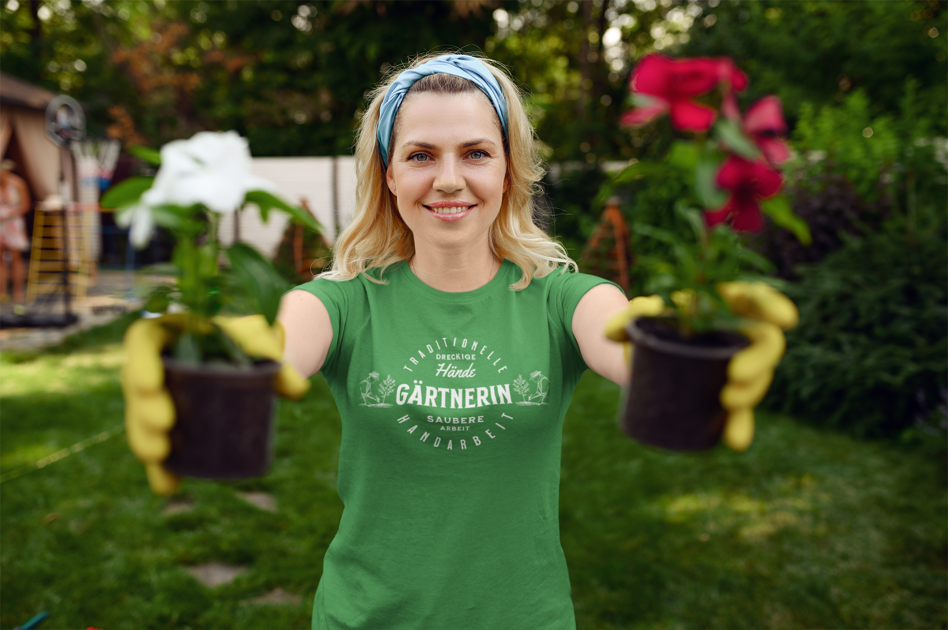 T-Shirt Gärtnerin | T-Shirt Landschaftsgärtnerin | Girlie-Shirt Gärtnerin 