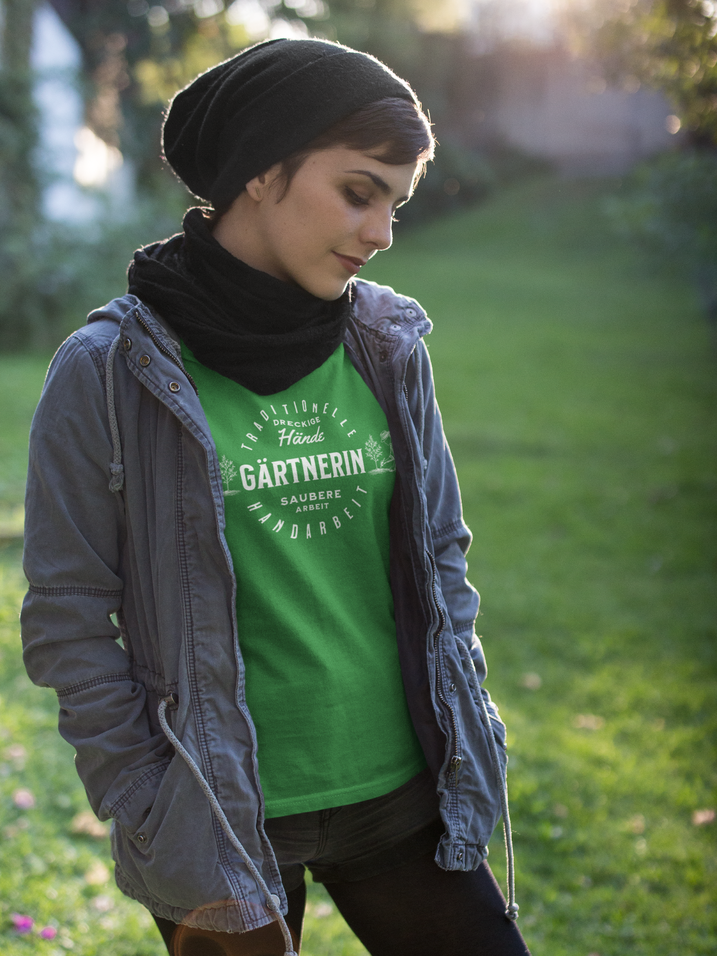 T-Shirt Gärtnerin | T-Shirt Landschaftsgärtnerin | Girlie-Shirt Gärtnerin 