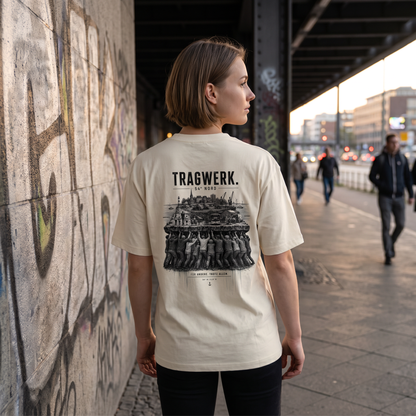 TRAGWERK. 54° Nord Heavy T-Shirt – Creme