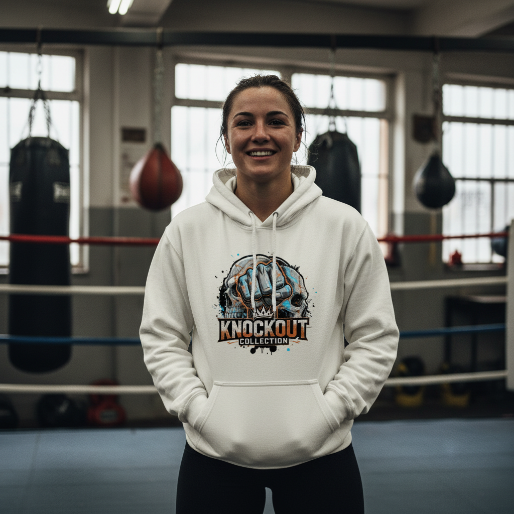Skull Damen College Hoodie