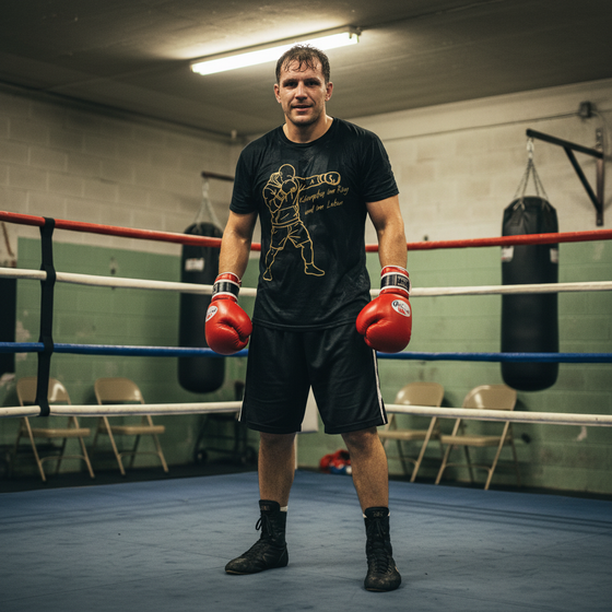 T-Shirt Classic Boxen | Golden Glow