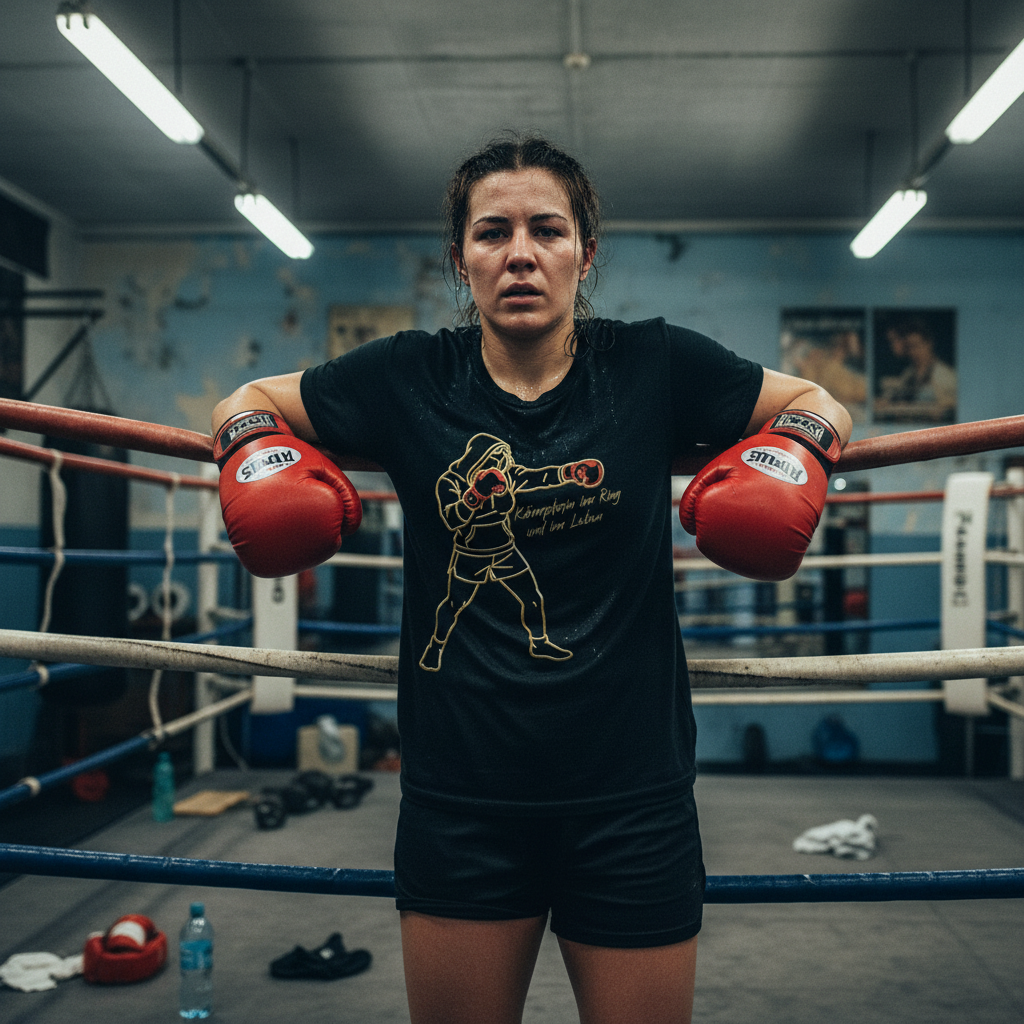 T-Shirt Classic Boxen | Golden Glow Girl