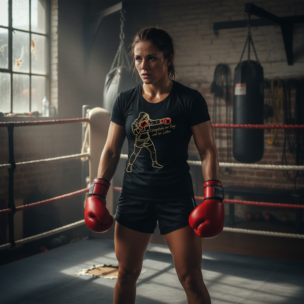 T-Shirt Classic Boxen | Golden Glow Girl