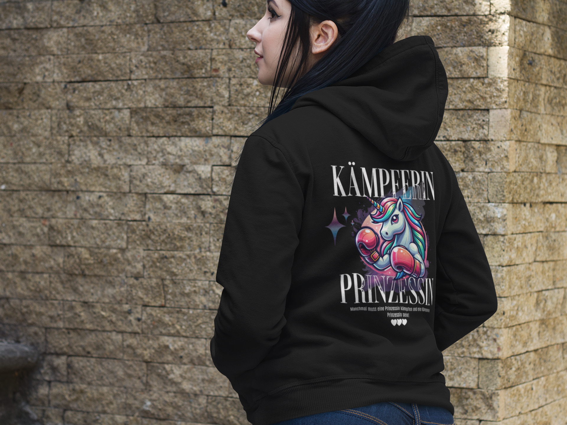 Knockout Collection Hoodie Einhorn 