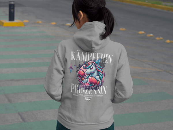 College Hoodie Boxen | Kämpferin