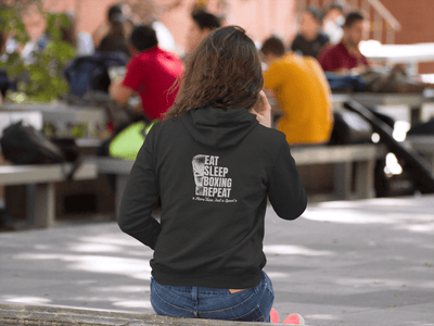 Ladies Short Oversized Zip Jacke Boxen | eat sleep repeat