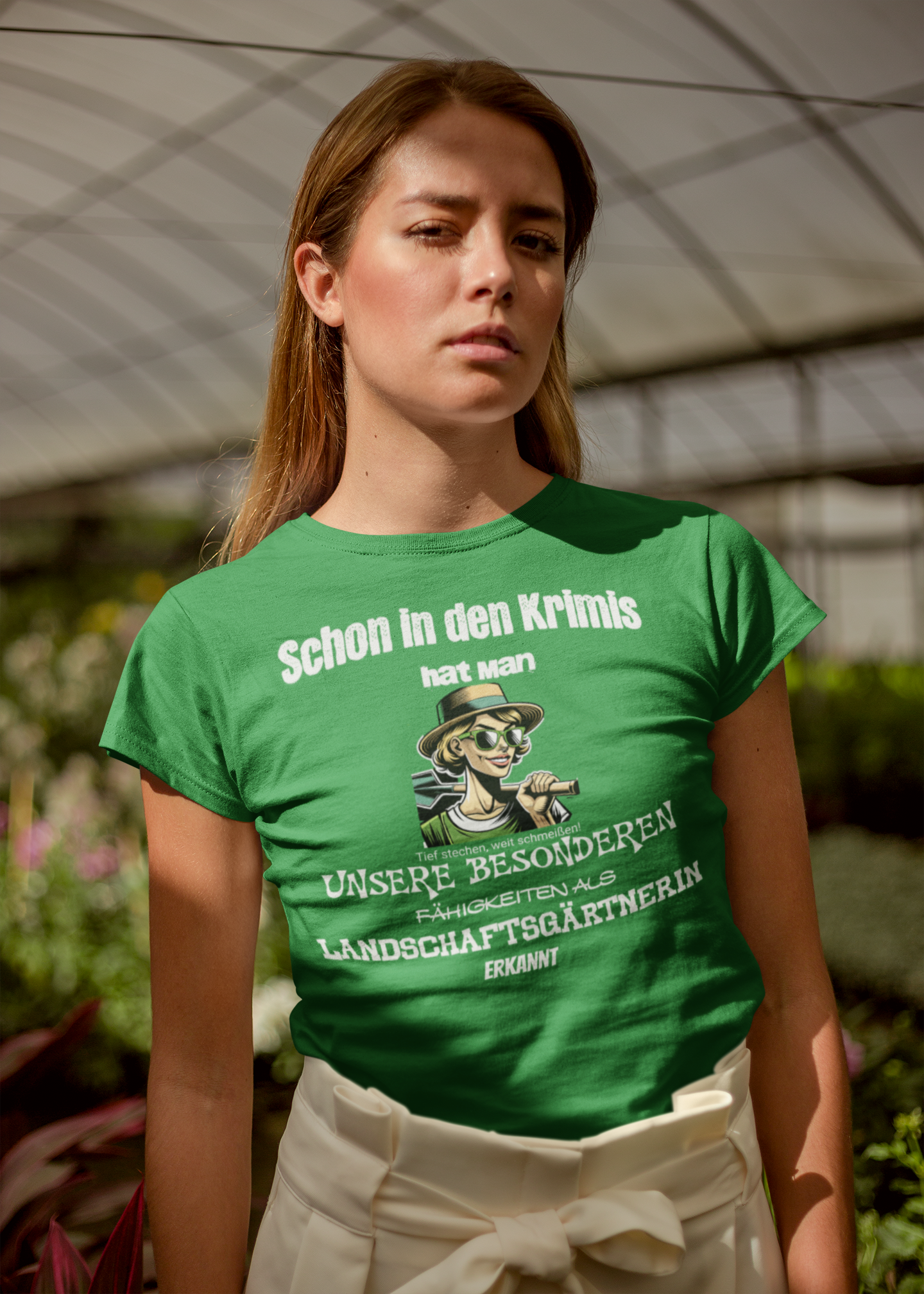 T-Shirt Landschaftsgärtnerin | T-Shirt Gärtnerin 