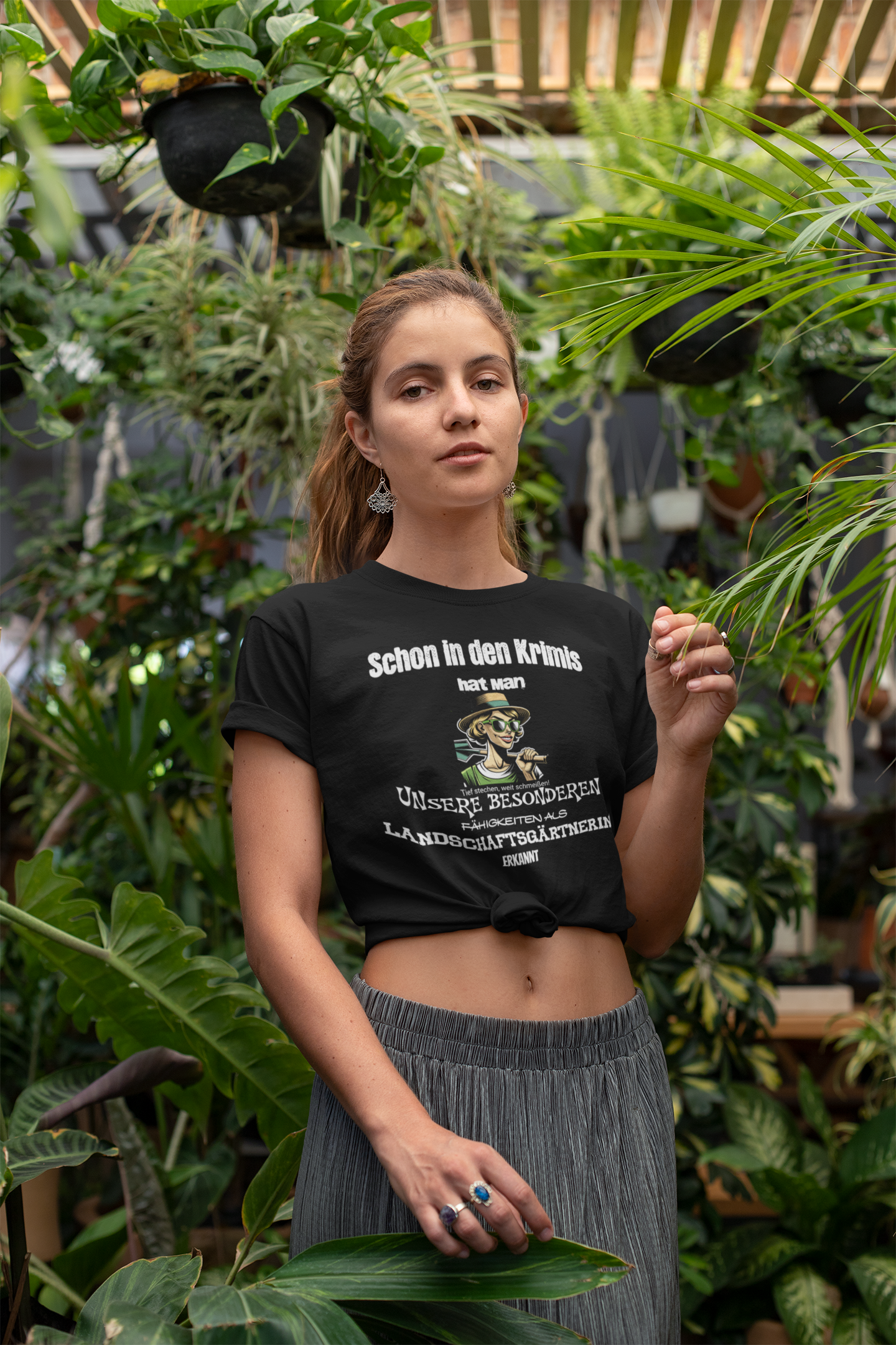 T-Shirt Landschaftsgärtnerin | T-Shirt Gärtnerin 