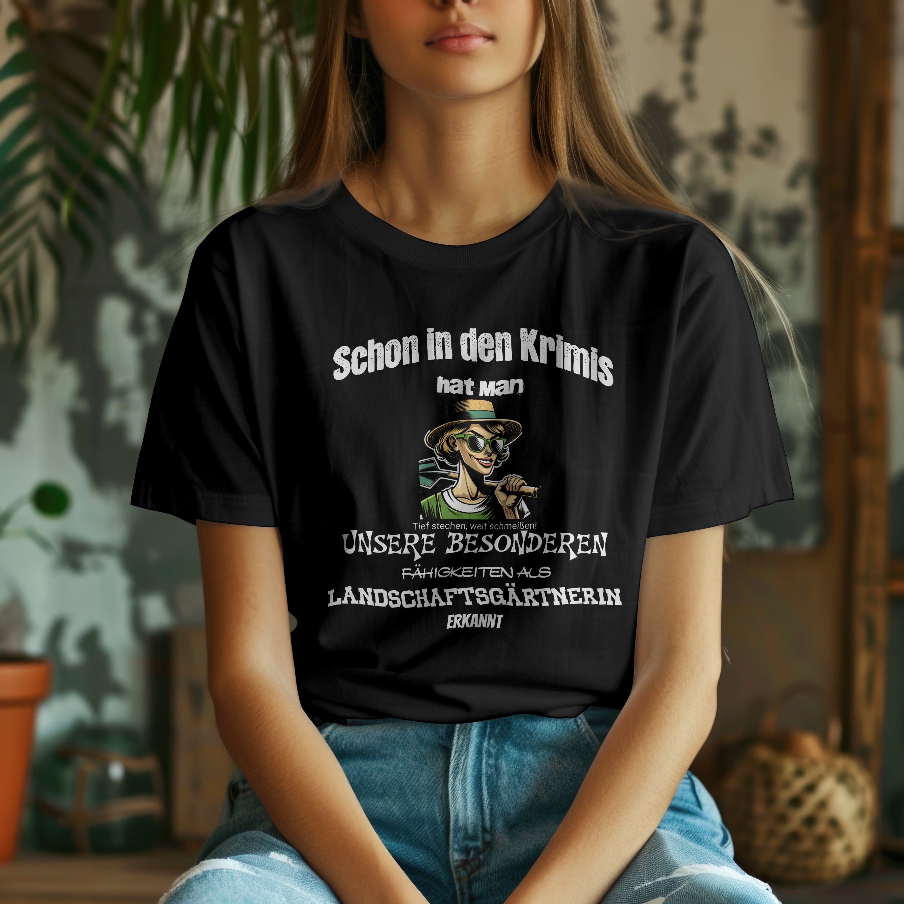 T-Shirt Landschaftsgärtnerin | T-Shirt Gärtnerin 