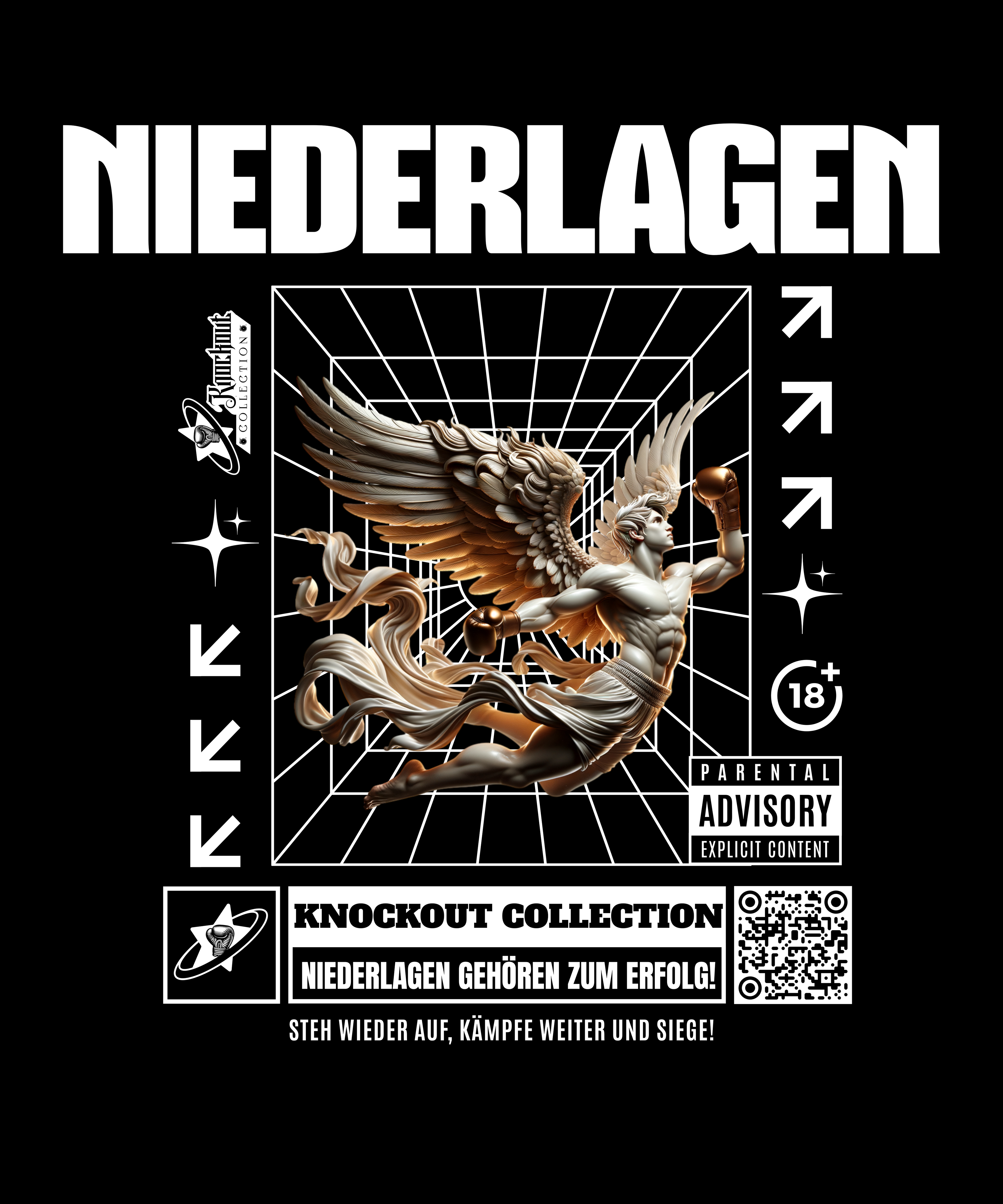 Boxsport Hoodie Niederlagen 