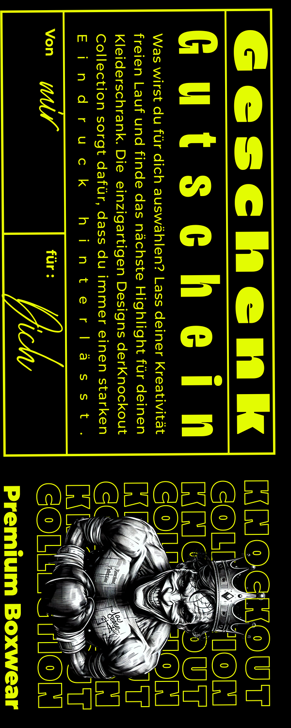 Gutschein Knockout Collection