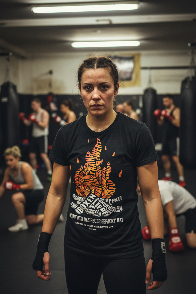 T-Shirt Classic Boxen | Das Feuer in mir