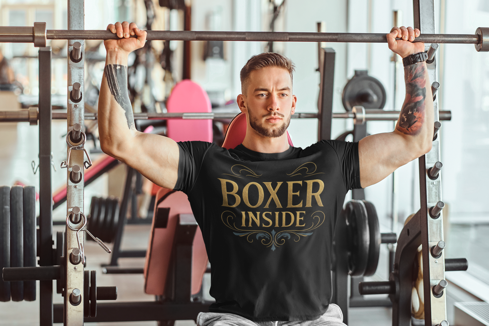 T-Shirt Boxer inside | Knockout Collection