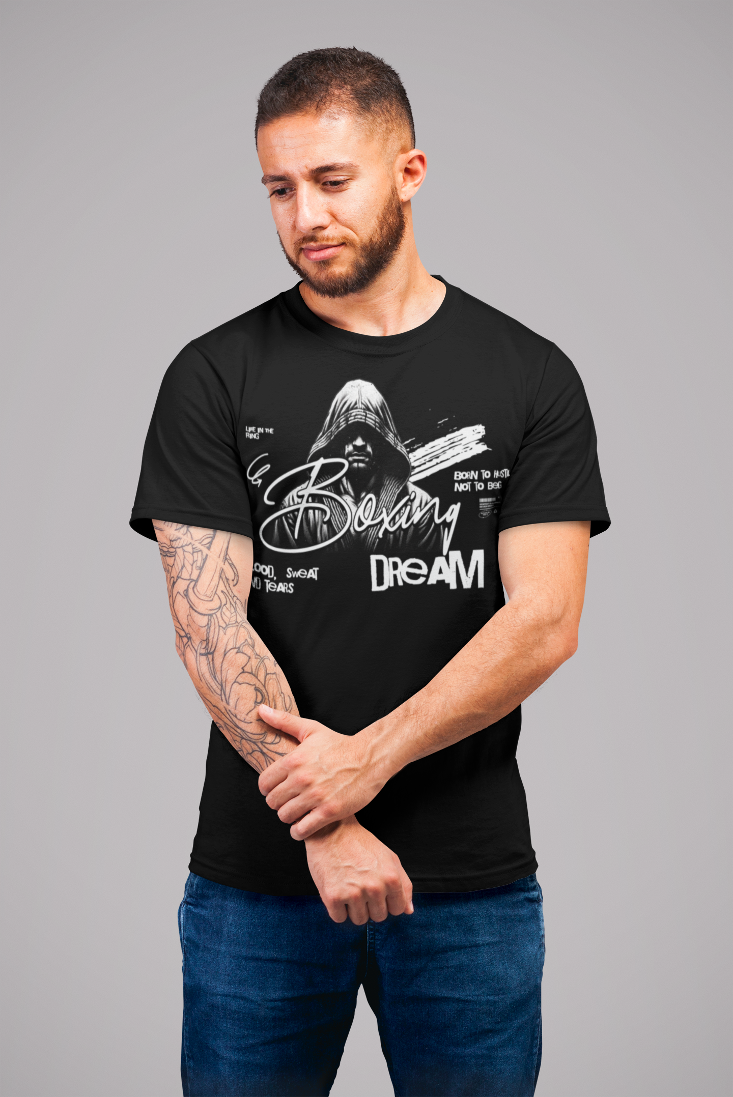 Knockout Collection Premium Box & Streetwear | Box-Shirt | Gym-Shirt | Box-Wear