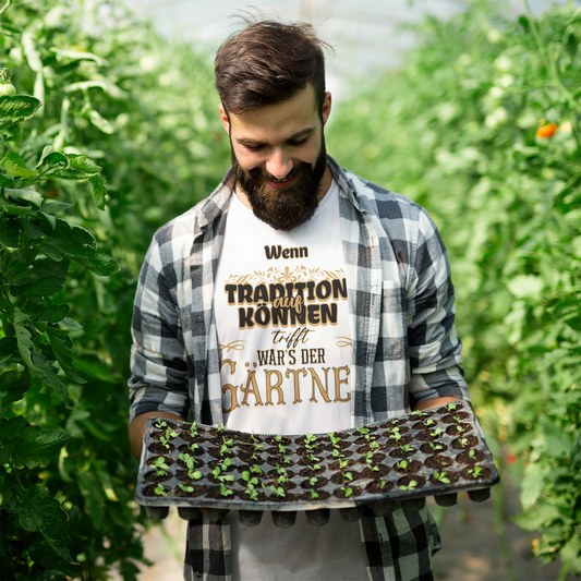 T-Shirt Gärtner Tradition und Können