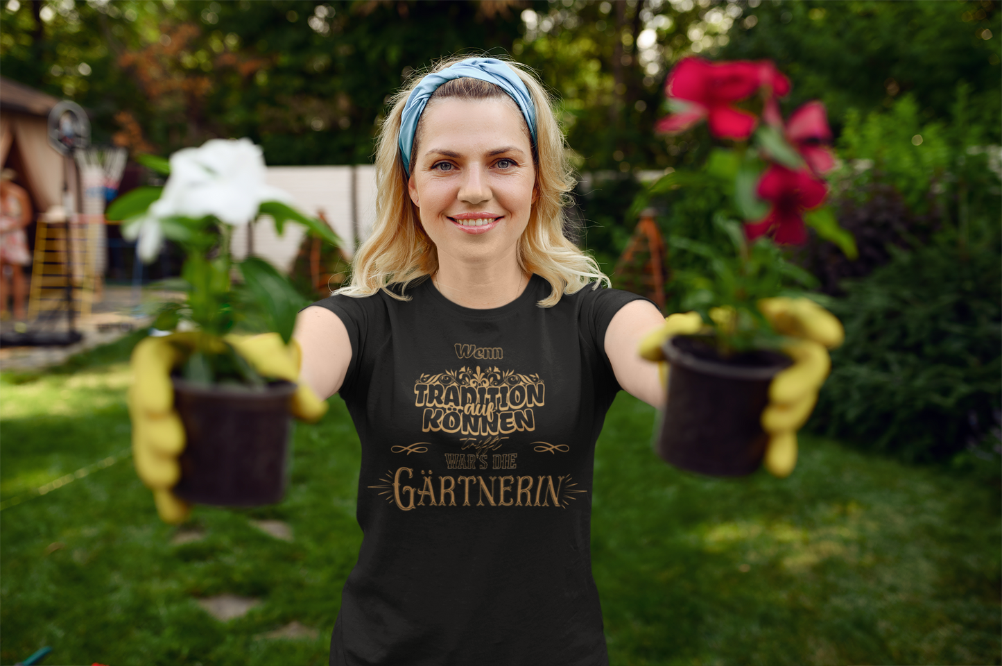 T-Shirt Gärtnerin | Oswald Gärten 