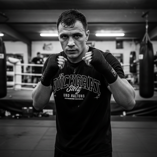 T-Shirt Classic Rückgrat Schwarz 