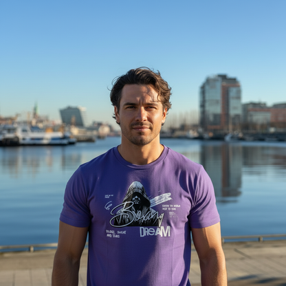  T-Shirt Classic Boxing Dream Purple Love Frontansicht Knockout Collection 