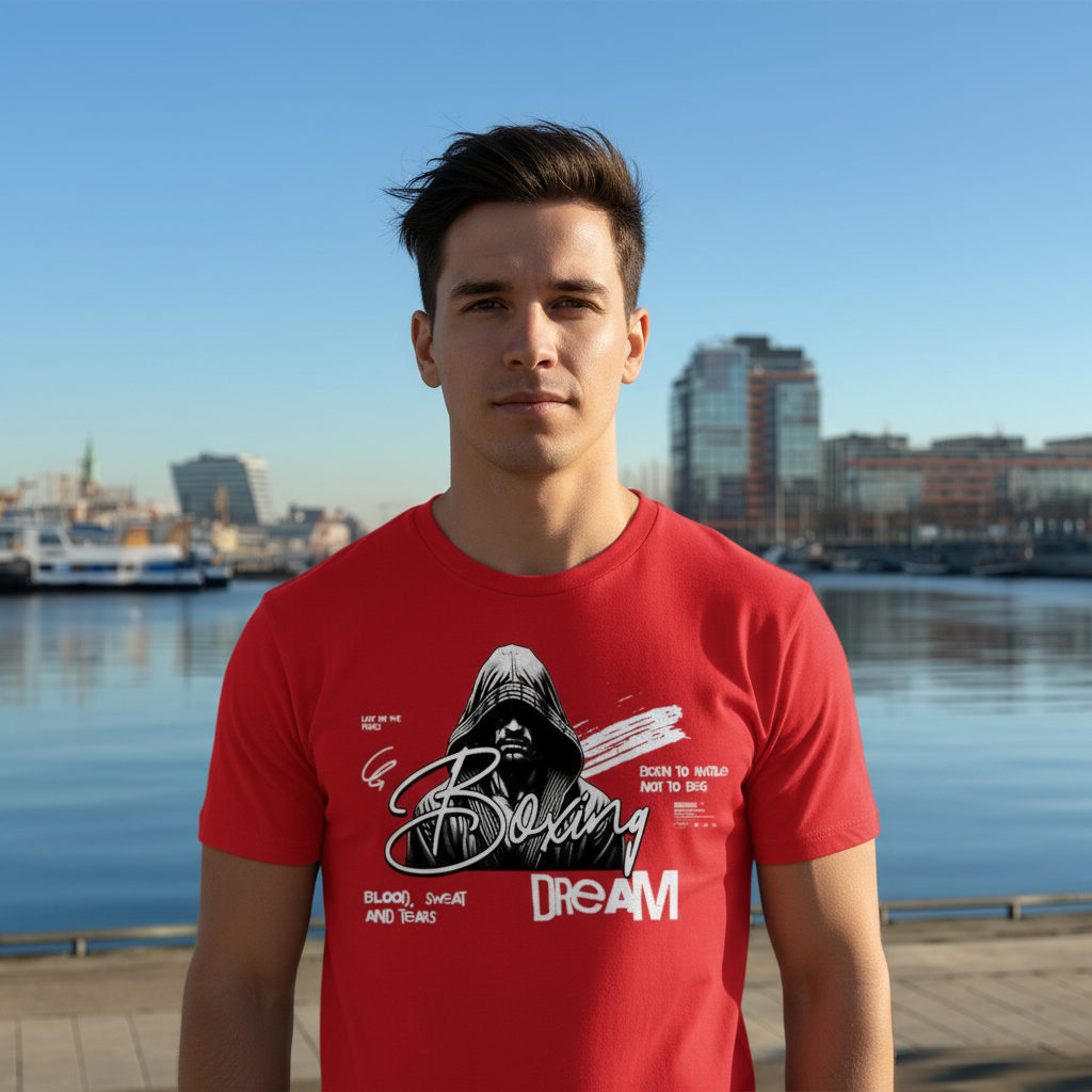  T-Shirt Classic Boxing Dream Fire Red Frontansicht Knockout Collection 