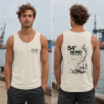 54 Nord Tank Top Egret für Training Sommer und Alltag