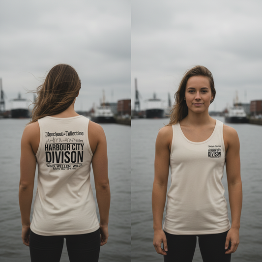 Tank Top Harbour City Division Gischt Frontansicht Model Knockout Collection 54° Nord
