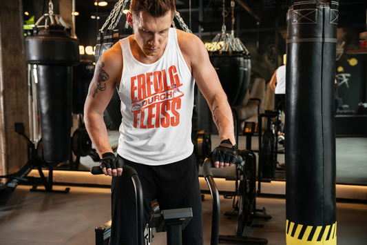 Knockout Collection Muskel Shirt Erfolg durch Fleiss