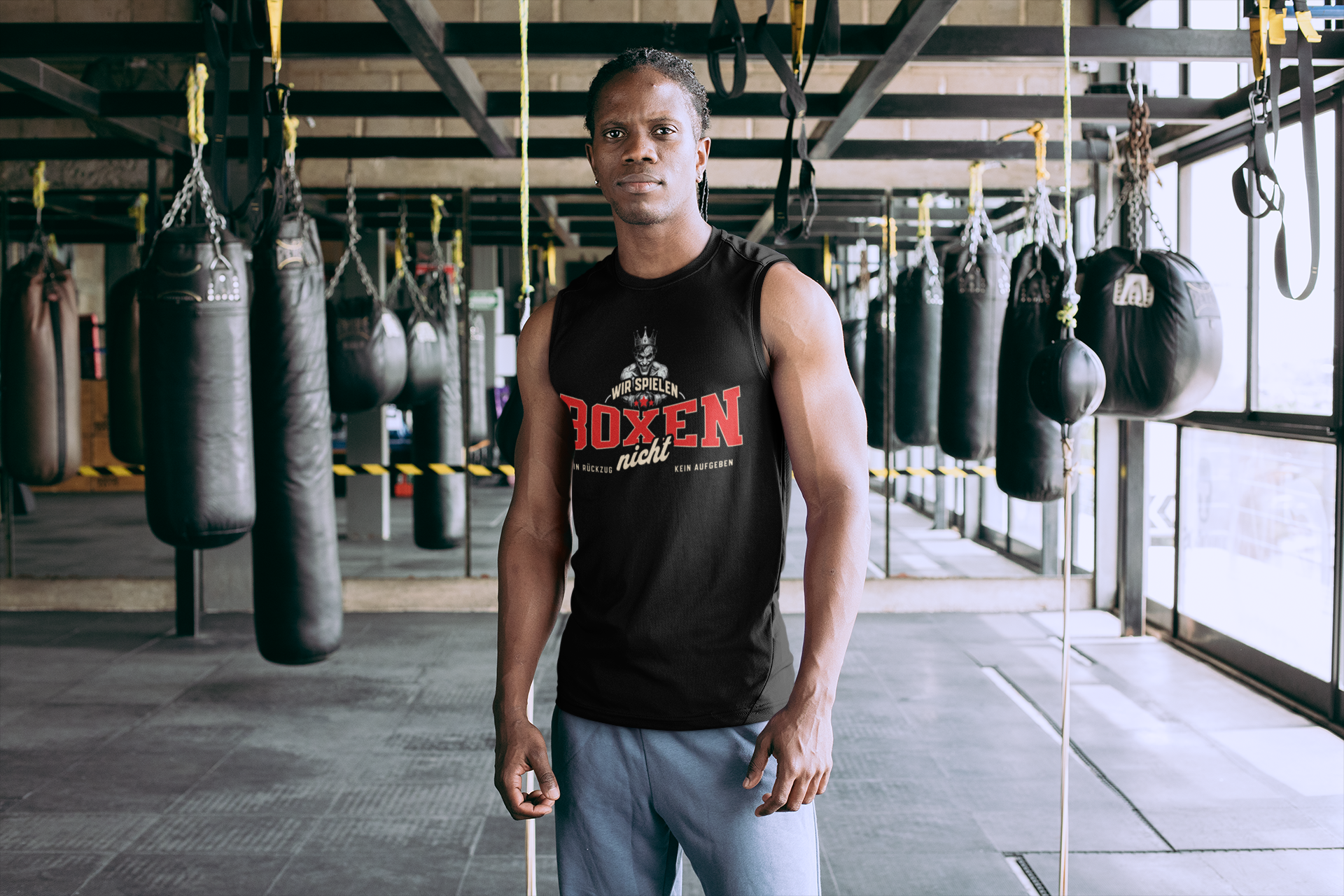 Knockout Collection Tank Top wir spielen BOxen nicht