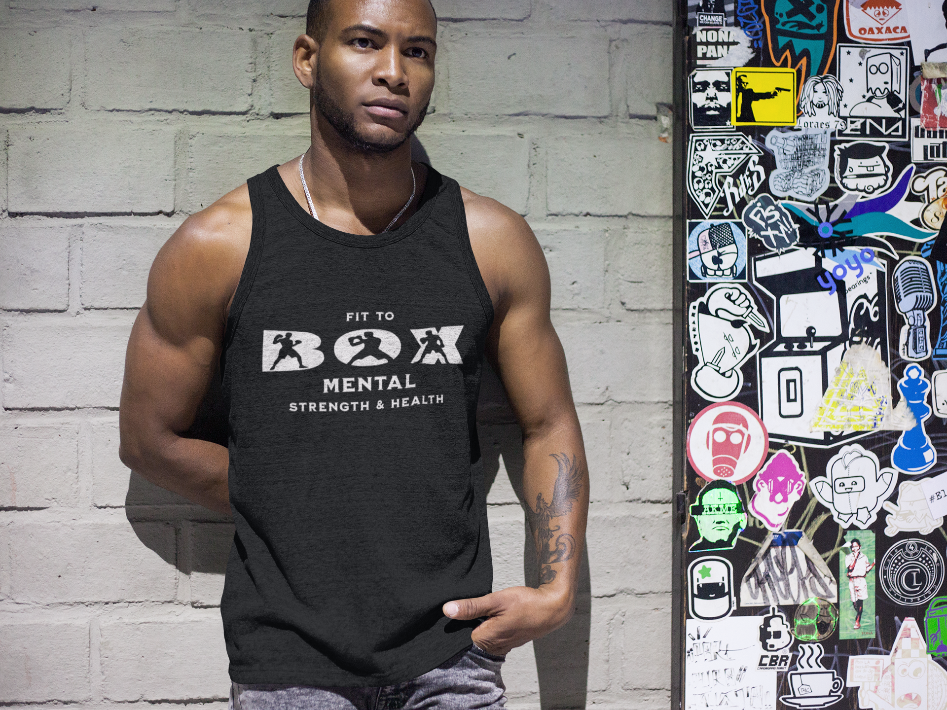 Knockout Collection Tank Top fit to box