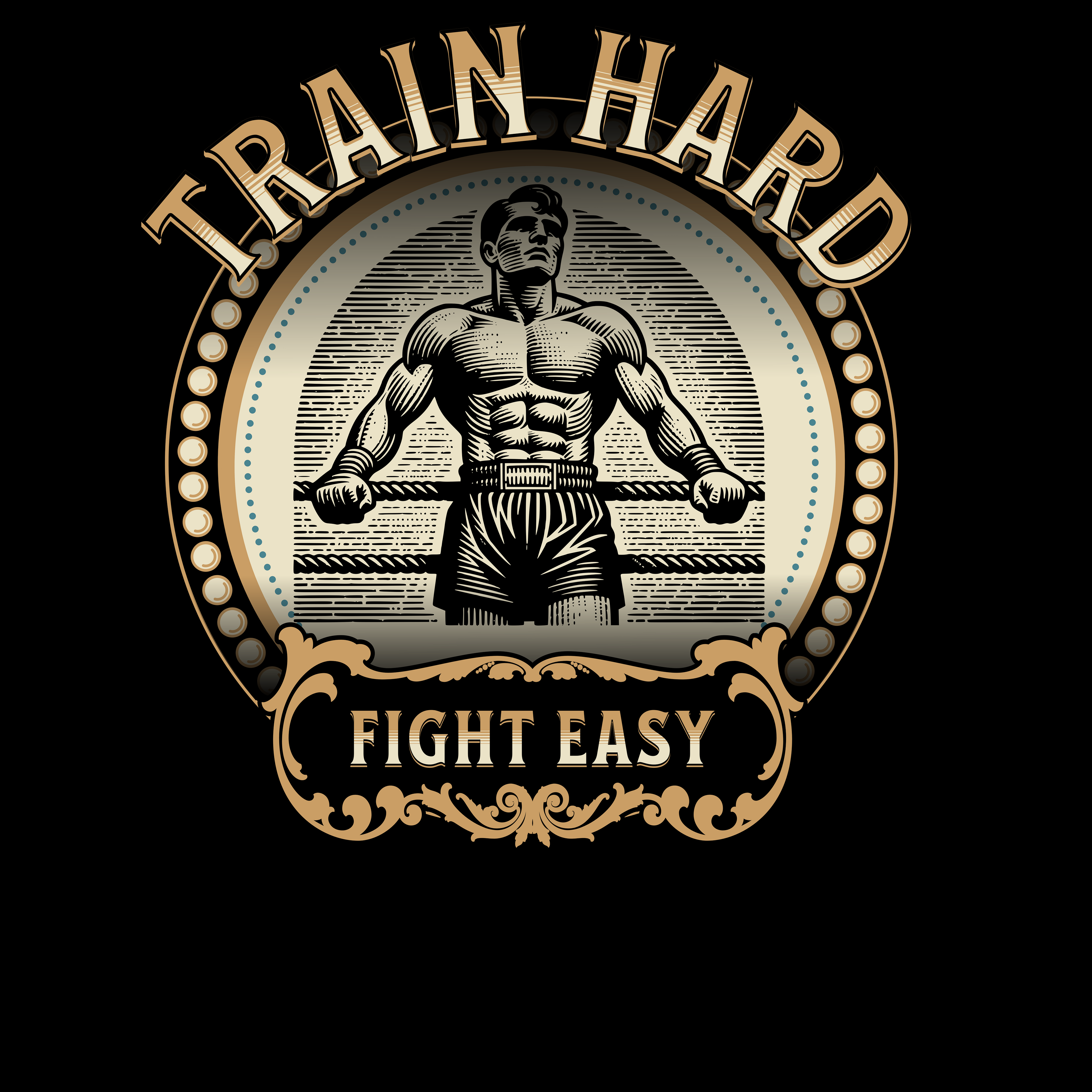 T-Shirt Classic | train hard, fight easy