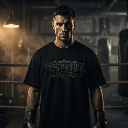 T-Shirt oversized | Black Edition Unzerbrechlich