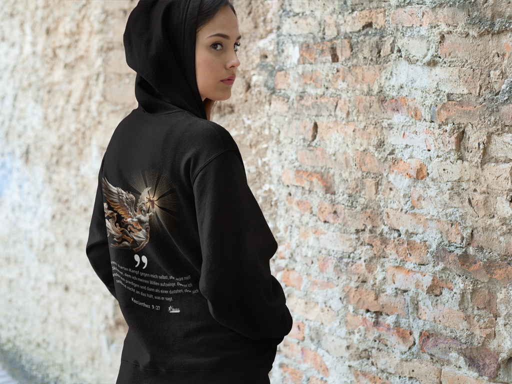 Ladies Short Oversized Zip Jacke Boxen | Korinther 9:27