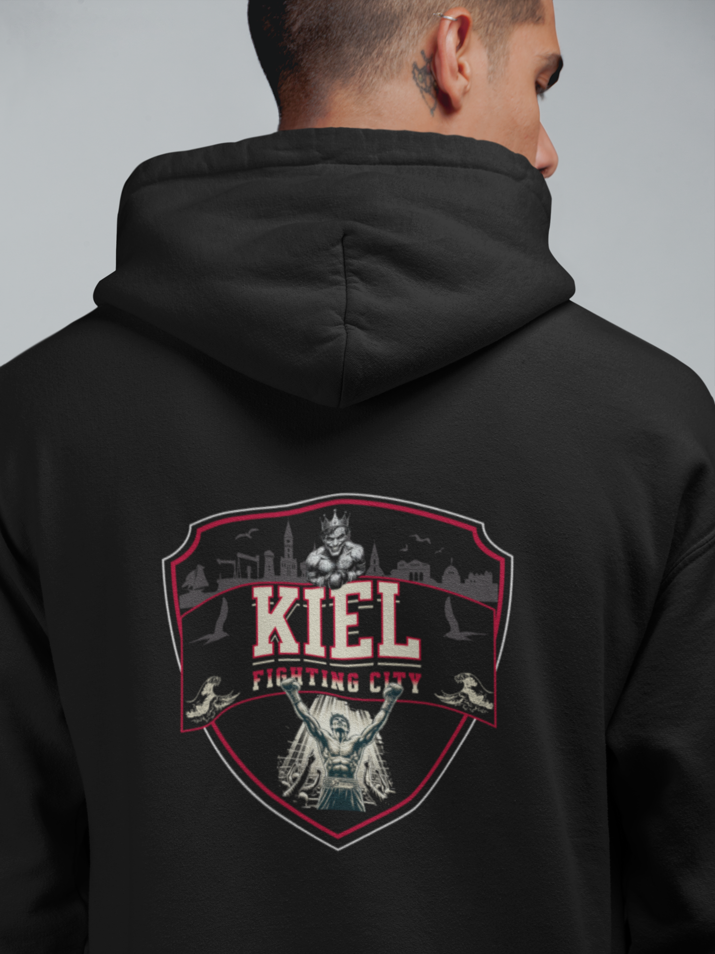Knockout Collection Hoodie Kiel fighting City | College Hoodie Boxen Kiel 
