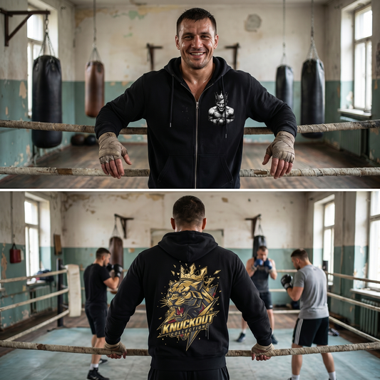 Panther Zip Hoodie Boxen – Premium Zoodie für Kämpfer
