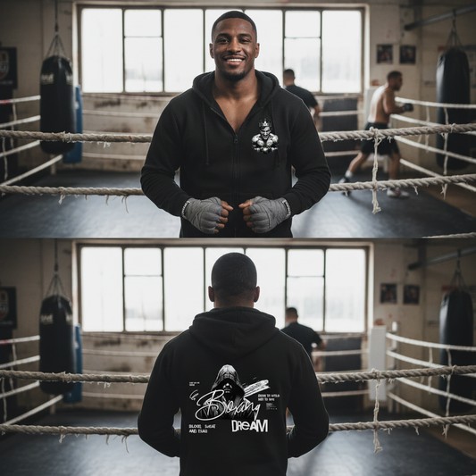Boxing Dream Zip Hoodie Boxen – Premium Zoodie für Kämpfer