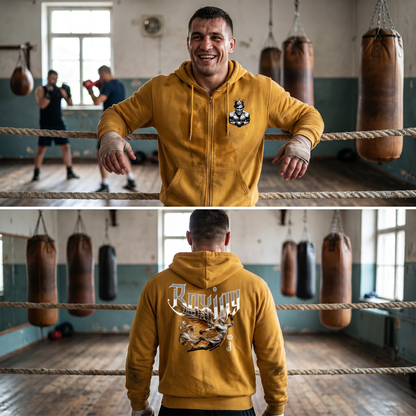 Boxing Angel Zip Hoodie