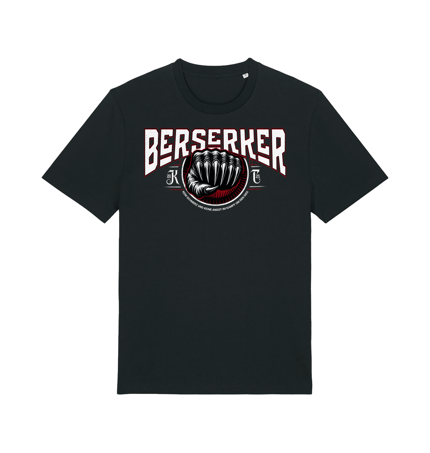 Black Printed T-shirt Front