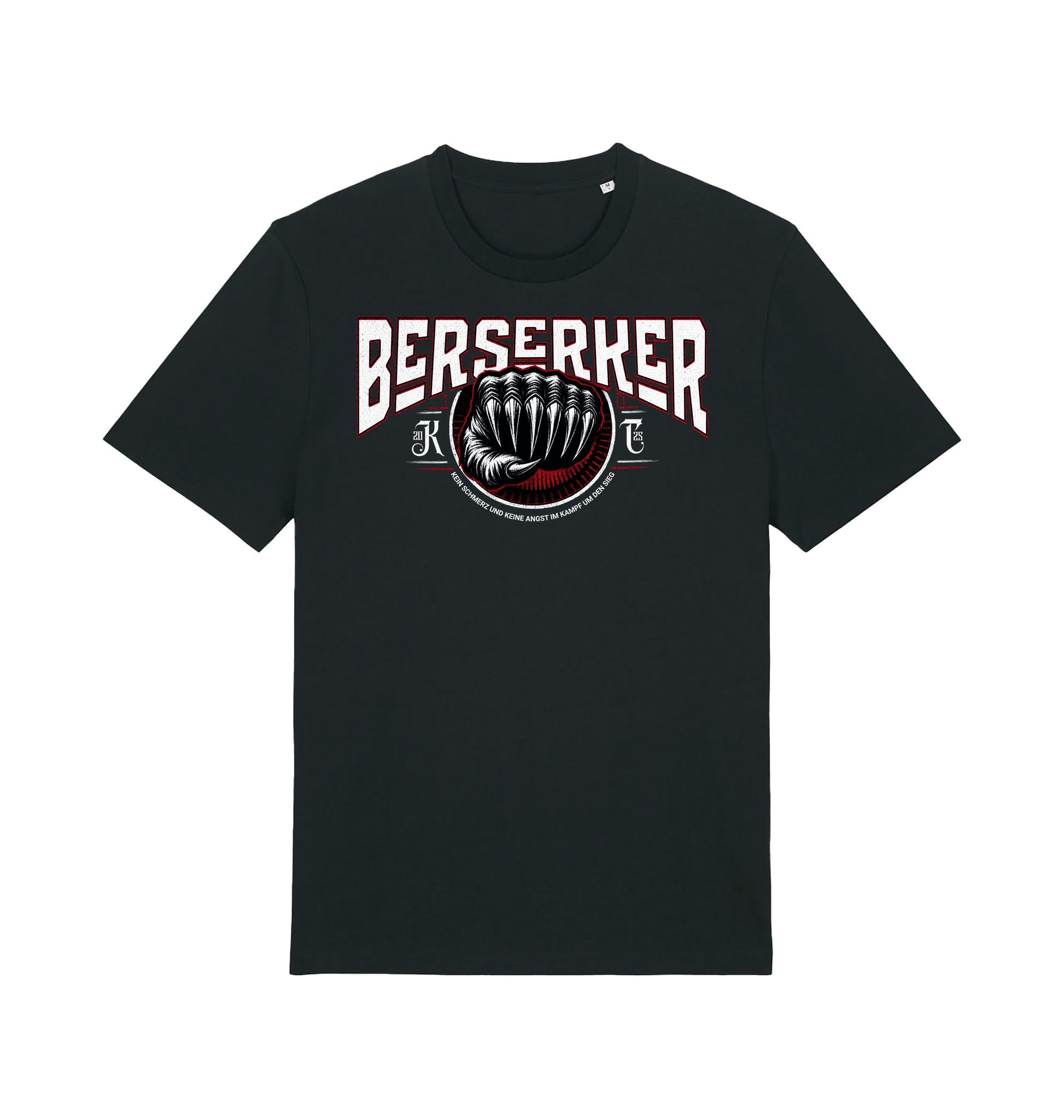 Black Printed T-shirt Front