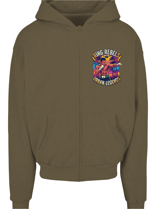 Ultra Heavy Zip Hoody Boxen | Ring Rebels