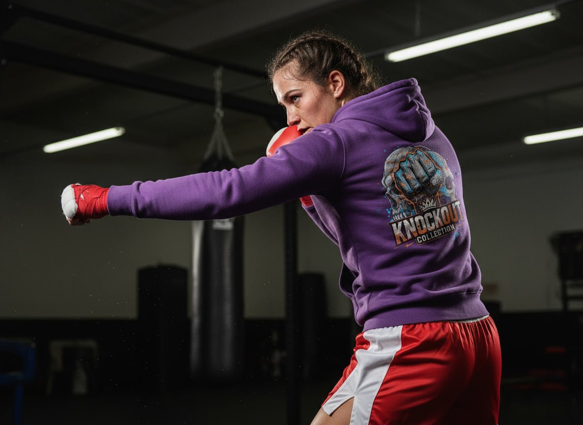 Girlie College Hoodie Boxen | Skull Bild 3 Knockout Collection Boxsport