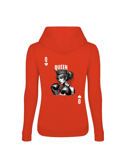 Girlie College Hoodie | Boxing Queen II