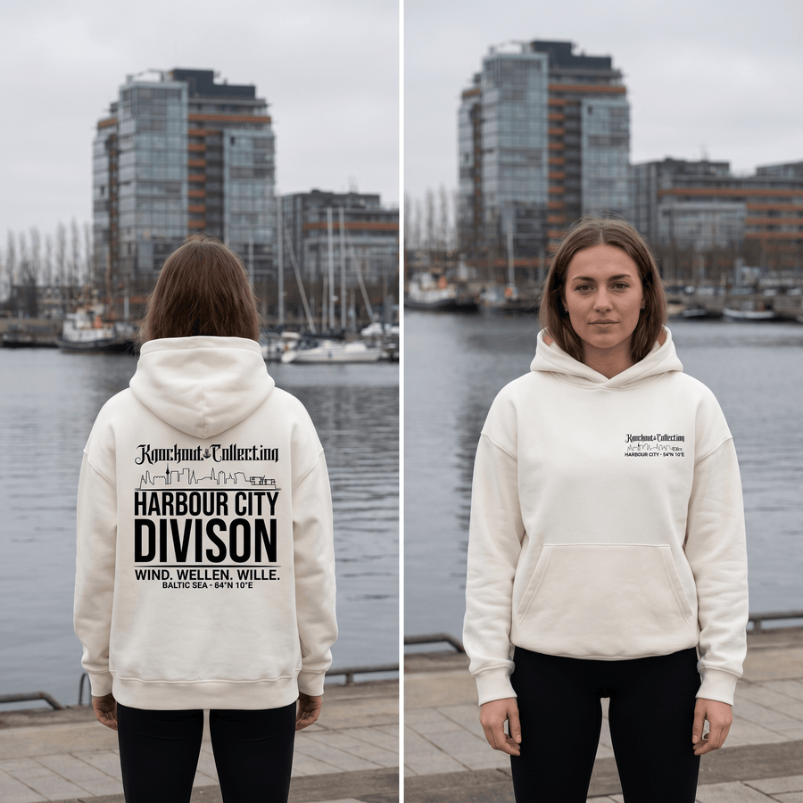 Hoodie ultra heavy Harbour City Division Gischt Frontansicht Knockout Collection 54° Nord