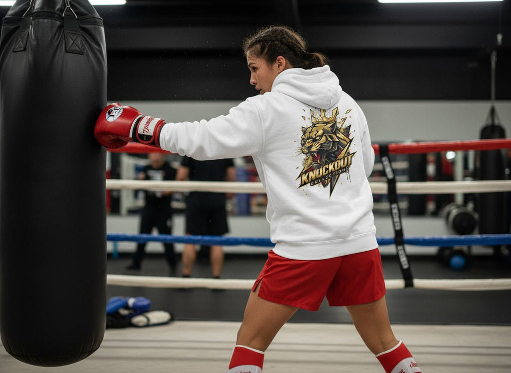 Girlie College Hoodie Boxen | Panther Bild 1 Knockout Collection Boxsport