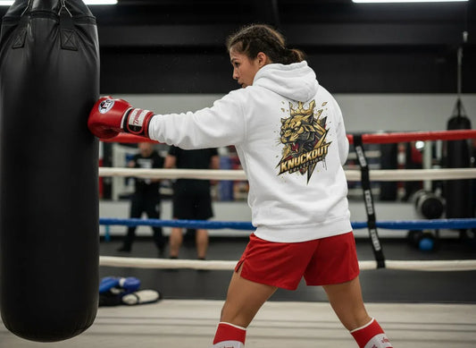 Girlie College Hoodie Boxen | Panther - Knockout Collection