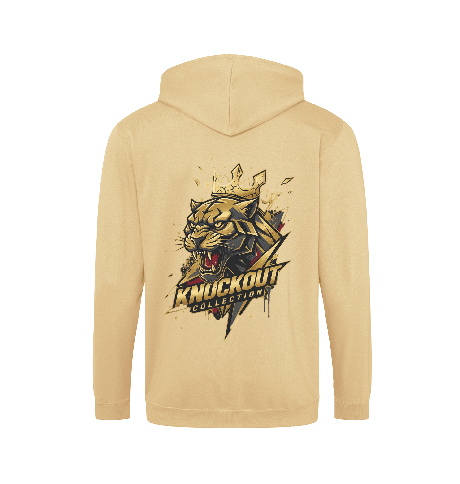 Desert Sand Zip hoody Back